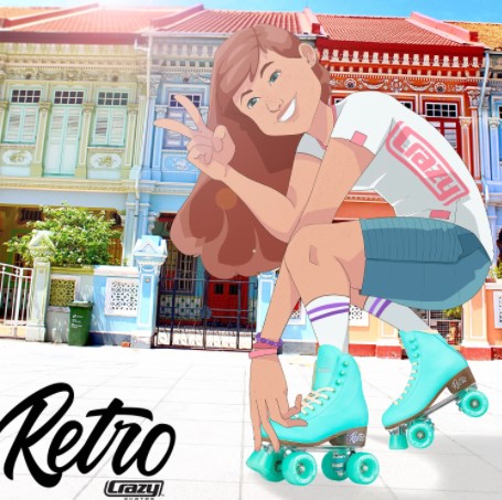 CRAZY Roller Skates RETRO Adjustable - Image 7