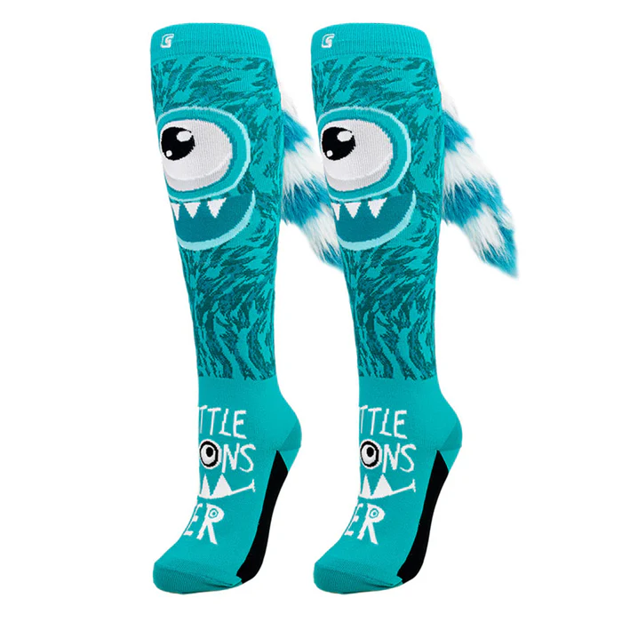 CRAZY Socks Little Monster Teal