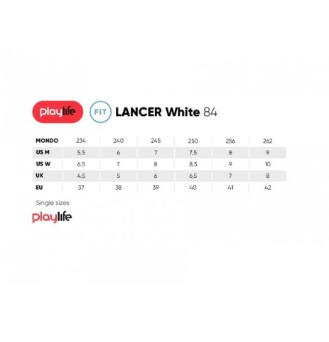 PLAYLIFE Inline Skate Lancer White - Image 3